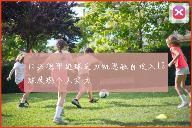 门兴德甲进球乏力凯恩独自攻入12球展现个人实力